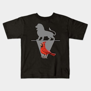 Red Cardinal bird Kids T-Shirt